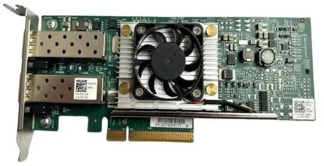 Main image of FOR BCM57810S 10Gb 10GbE Gigabit Dual Port SFP+ Fiber Network Card 0N20KJ CN-0N20KJ N20KJ 0Y40PH CN-0Y40PH Y40PH
