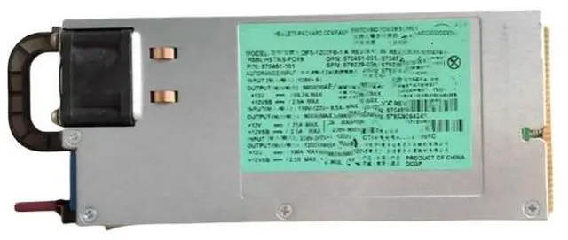 Main image of FOR DL380 DL580 G7 1200W Server Power Supply HSTNS-PD19 570451-101 579229-001 570451-001 DPS-1200FB-1 A