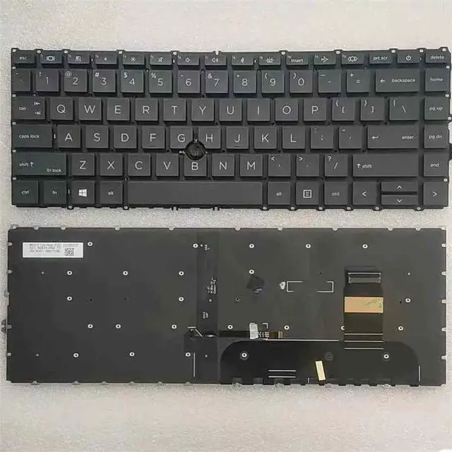 Main image of US Keyboard for 840 G7 840 G8 845 G7 845 G8 840 G8 English Laptop Keyboard with Pointer Black SGA2150-XUA