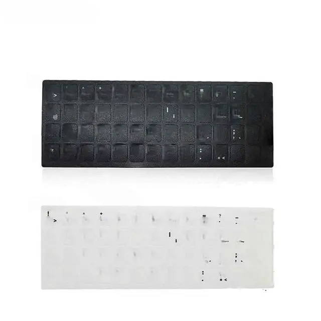 Alt view image 2 of 2 - Turkish keyboard label sticker, environmentally friendly plastic Turkish keyboard sticker for laptops/computers