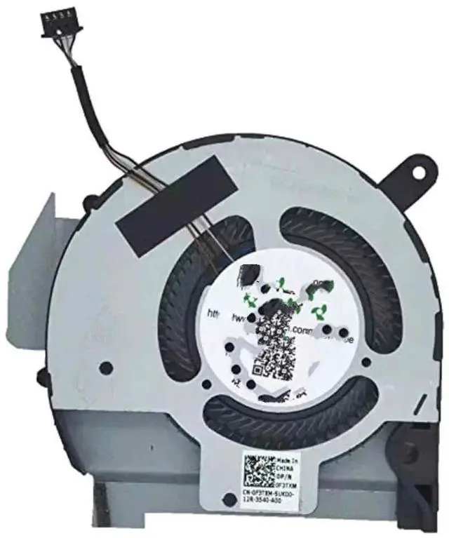 Main image of Laptop CPU Cooling Fan for 5411 Series F3TXM 0F3TXM EG50060S1-C490-S9A 28000PYSL 5V Fan