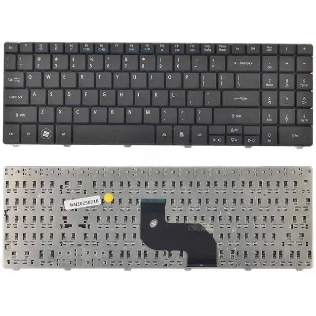 Alt view image 2 of 2 - Replacement keyboard for 5516 5517 5532 5534 5732 7315 E525 E625 E627 series black American layout