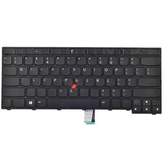 Alt view image 2 of 2 - Replacement keyboard for E470 E470c E475 with pointer, no backlight
