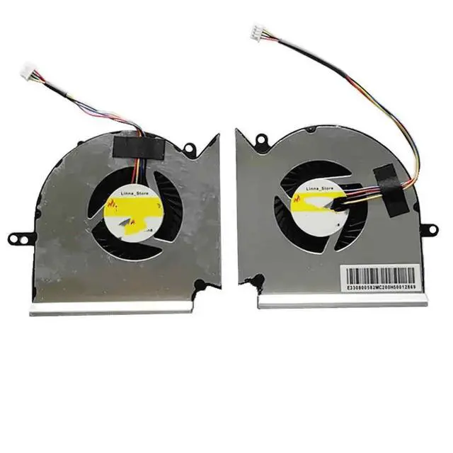 Alt view image 2 of 2 - Replacement CPU and GPU Cooling Fan for GE63 GL63 GV63 GP63 GP73 GE73 GL73 GE63GE63VR-7RE GE63VR-7RF Series