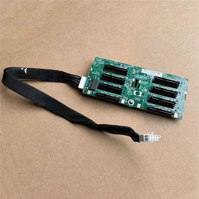 Alt view image 2 of 2 - Applicable to DL380 G6 G7 6 7 server 507690-001 451283-002 8-slot 2.5-inch SAS hard drive SAS backplane with cable