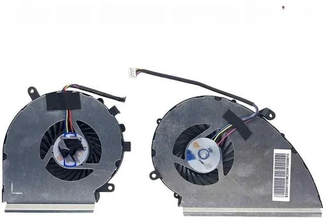 Alt view image 2 of 2 - Replacement Laptop Fan 4 Pin 2 Fan PA06015SL N366 N372 for GE72GP72CPU Fan and GPU Cooling Fan