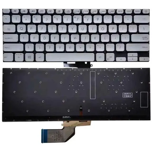 Alt view image 2 of 2 - American backlit keyboard for S13 S330 S330U S330F X330 X330UN X330UA ol 13U 13UA 13UN 13F 13 13FN
