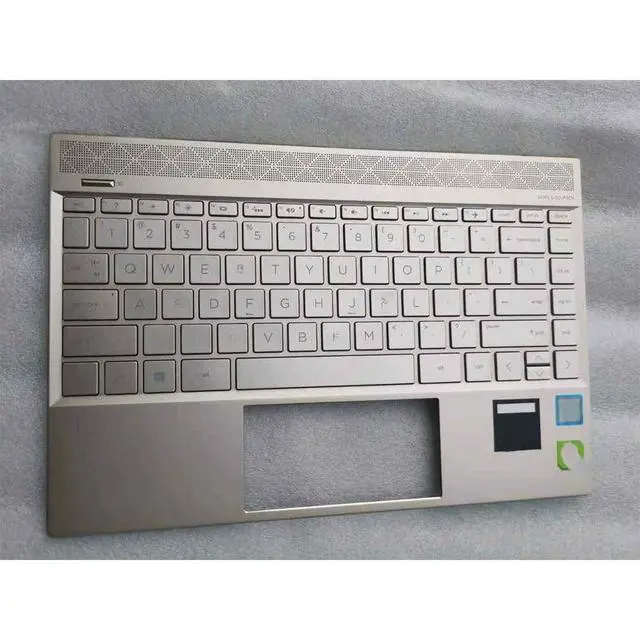 Alt view image 2 of 2 - Keyboard case protective cover for 13-AH 13-AH0006TU 13-AH0008TU USA backlight silver gold