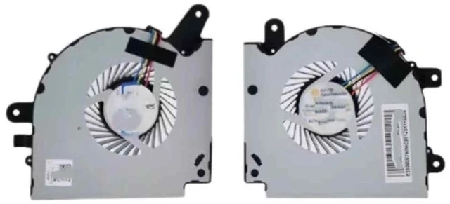 Alt view image 2 of 2 - Laptop CPU GPU Cooling Fan for 17 A4DDR Br MS-17FK MS17FK 5V N415 N416