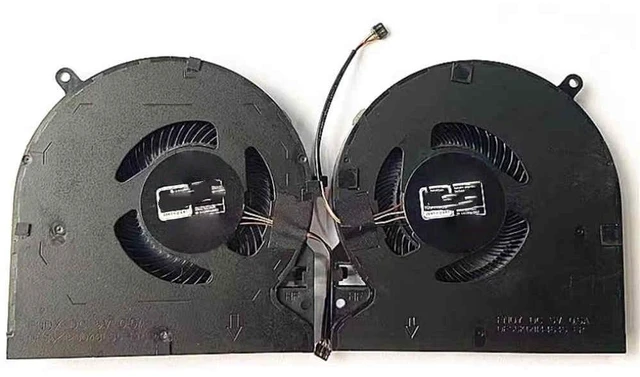 Alt view image 2 of 2 - Replacement laptop CPU+GPU cooling fan for 15 RZ09-0301 RZ09-03017E01 RZ09-03018E02 RZ09-03018E52 series