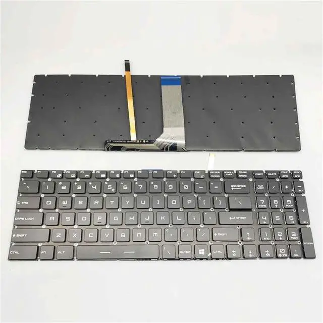 Alt view image 2 of 2 - Laptop Keyboard for GL62 GL72 (Black with Backlight)