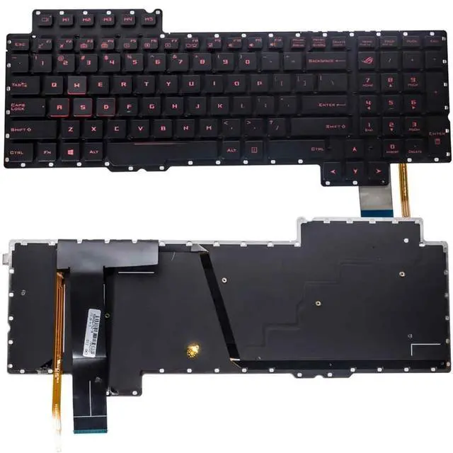 Alt view image 2 of 2 - American backlit keyboard for G752 G752V G752VL G752VM G752VS G752VT G752VY V153062AS1-US 0KN0-SI1US11