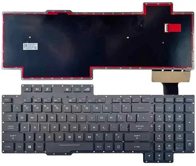 Alt view image 2 of 2 - US keyboard with backlight for 2 2S G703 G703V G703VI G703GS G703GI