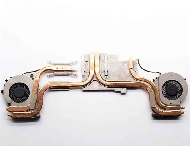 Alt view image 2 of 2 - CPU Cooler Radiator and Fan for GE62 6QC 6QD GL62 GP62 16J4 16J5 GTX980 16J1 16J2 E322500053CA