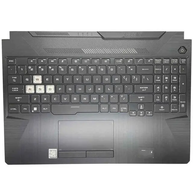 Alt view image 2 of 2 - US backlit keyboard for 8 F15 506 FX506H fx506lu with air outlet cover
