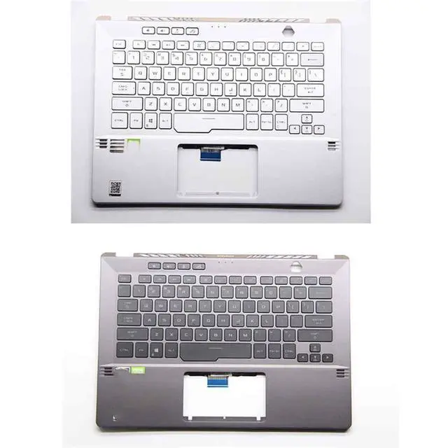 Alt view image 2 of 2 - Notebook US backlit keyboard cover for 14 GA401 GA401U GA401M Gray/Silver