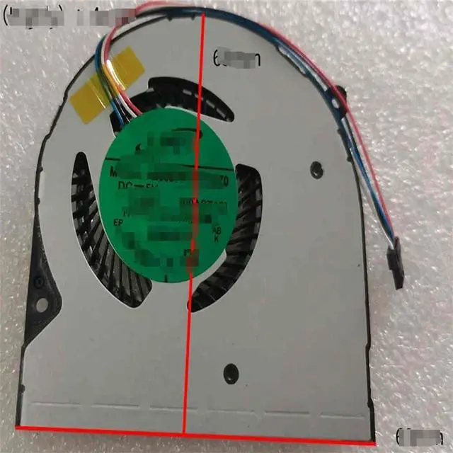 Alt view image 2 of 2 - FOR For Radius 12 P20W P25W P20W-C-106 FH2W DFS501105PQ0T H000091560 CPU Cooling Fan AB06505HX040BZ0 (00AST12)