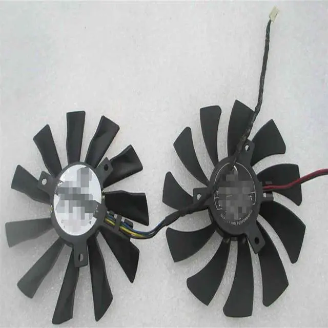 Alt view image 2 of 2 - FOR HA10010H12B-Z 12V 95mm 40*40*40mm 2Wire 2Pin For 750TI GTX750TI Graphics Card Cooling Fan PLB10010B12HH