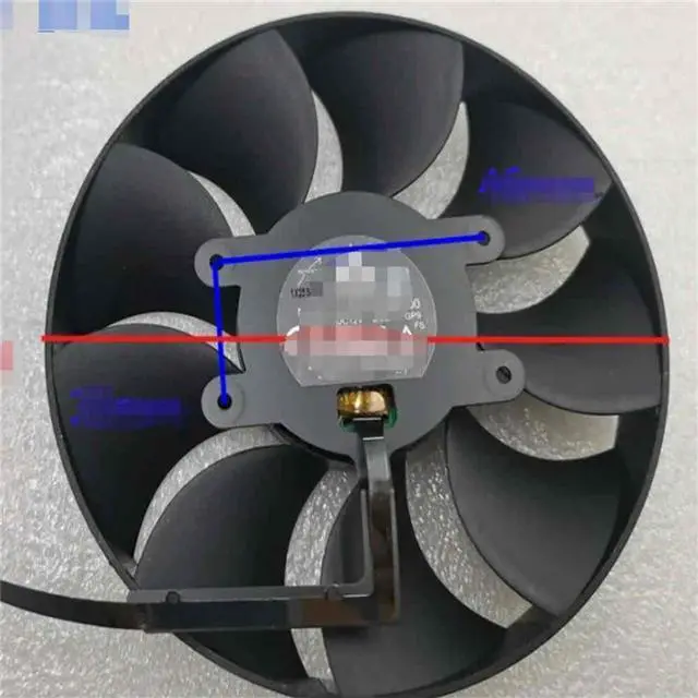 Alt view image 2 of 2 - FOR DAPC0815B2UP003 DAPA1115B2UP001 AFB1112HD-00 12V FOR RTX 4090RTX RTX 4080RTX RTX3060 RTX3090 Ti Video card cooling fan