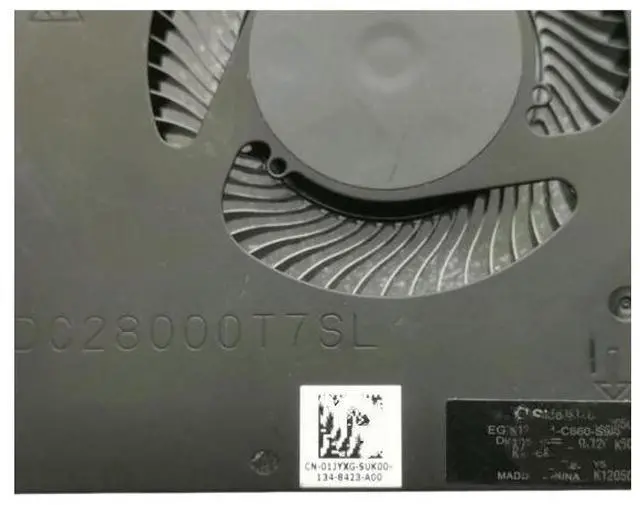 Main image of FOR 0203MH 01JYXG FOR G15 5510 5511 5515 GTX1650 Laptop Cooling Fan Cooler Fan Heatsink Radiator 203MH 1JYXG