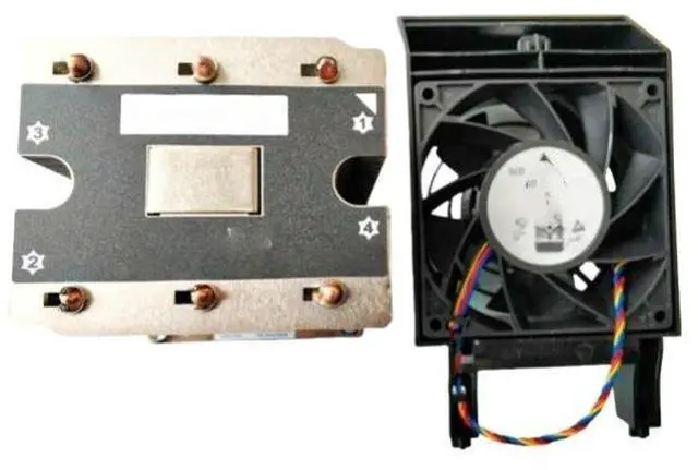 Main image of FOR 01KP658 Heatsink 01KP749 Cooling Fan FOR System ST558 ST550 Server CPU Cooler Kit 1KP658 1KP749