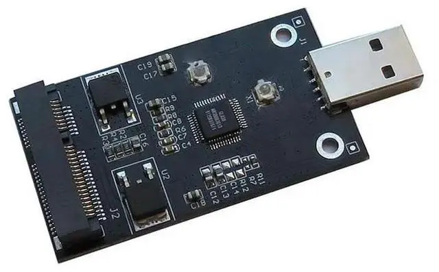 Main image of FOR Adapter mSATA to USB Riser Card Converter Board mSATA External Case mSATA SSD to USB2.0 for PC Suppor 30*50 m-SATA SSD Hard Disk