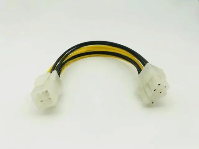 Main image of FOR 20cm ATX 4 Pin 4Pin to 8 pin EPS 12V ATX Motherboard Power Supply Adapter Converter Cable For