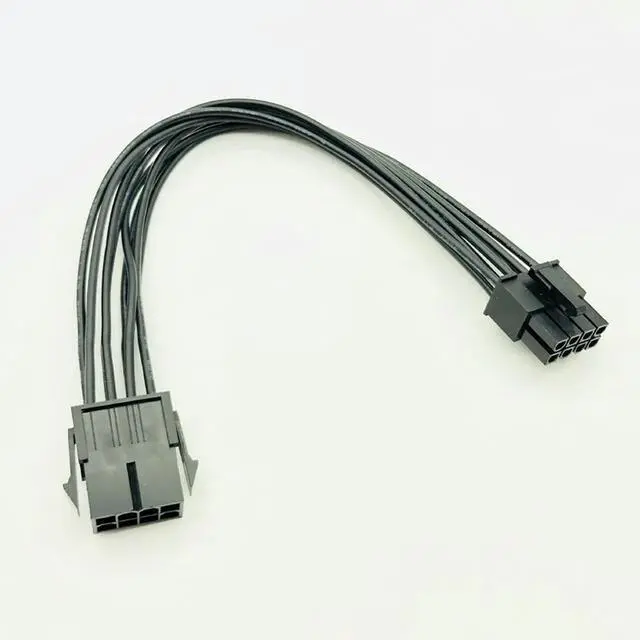 Main image of FOR 8Pin CPU Power Cable 8 Pin PCI-E to 8 Pin ATX EPS Male to Female PSU Motherboard Power Supply Extension Adapter Cable 20cm 18AWG