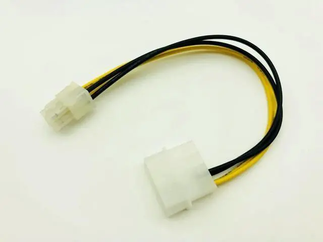 Main image of FOR 5PCS USB SATA Cable 4Pin P3 Power to P4 12V Converter Adapter USB Riser Card 4Pin Connector DVI-D VGA Dual PSU Cables
