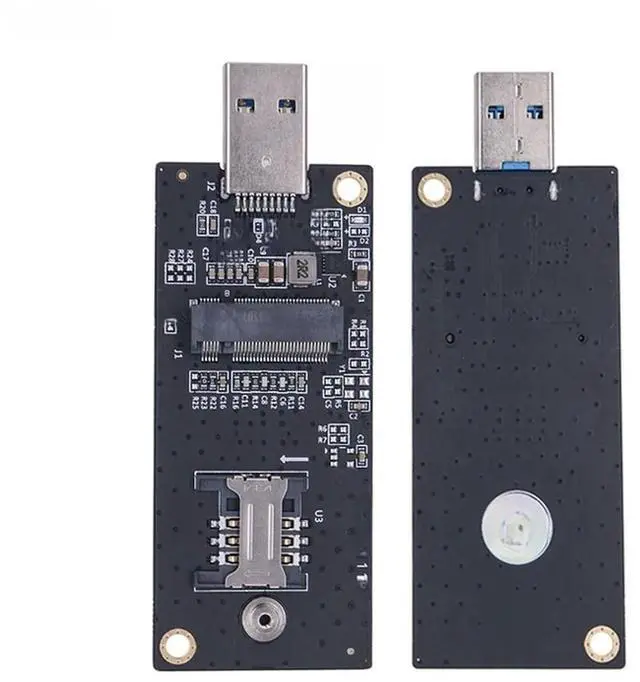 Main image of FOR M.2 Key B to USB 3.0 Riser Board for 3G 4G LTE WWAN Module NGFF M.2 Key B to USB3.0 Network Adapter with 6Pin/8Pin SIM Card Slot