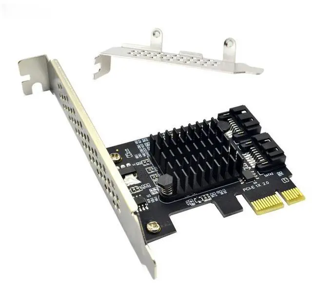 Main image of FOR PCIE to SATA Expansion Card 9125 Chip PCI Express X1 to 2 Port SATA 3.0 6Gb Adapter Controller PCI-E SATA Extension Card
