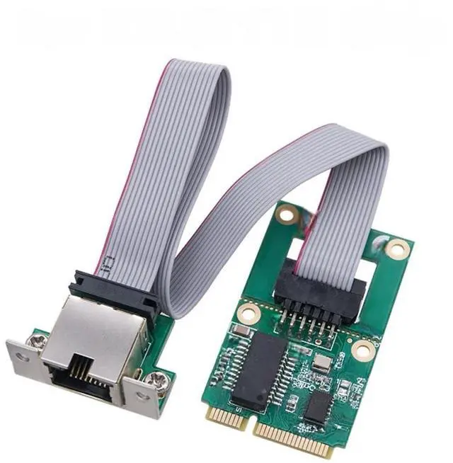 Main image of FOR Mini PCI Express Network Adapter Mini PCIE to RJ45 COM Port Gigabit Ethernet 10/100/1000Mbps RTL8111H/RTL8111F Chip Lan Card