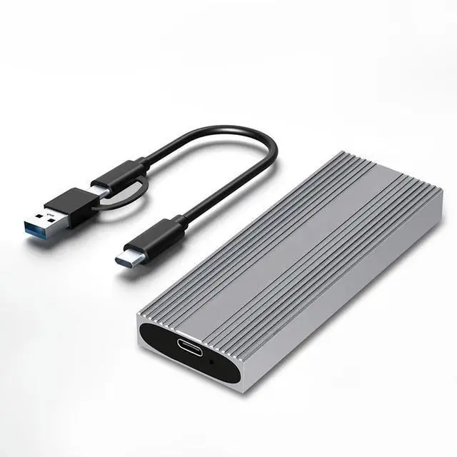 Main image of FOR M.2 NVME SATA SSD Case Enclosure Dual Protocol JMS581D Chip 10Gbps USB 3.2 GEN2 TYPE C External M2 SSD Box M / B+M Key Tool Free