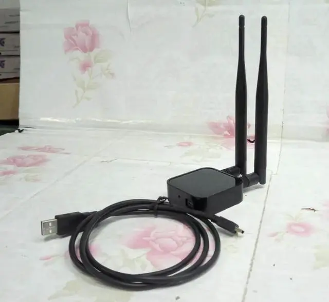 Main image of FOR RT3572 802.11a/g/b/n 600Mbps USB WiFi Adapter WiFi Wireless Adapter + 2x PCB Antenna For TV 7/8/10