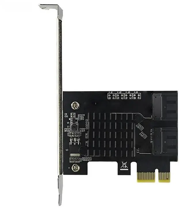 Main image of FOR PCIE SATA Card PCI Express X1 to 4 Port SATA3.0 6Gbps Controller 9215 Chip PCI-E SATA Expansion Card Adapter for Desktop
