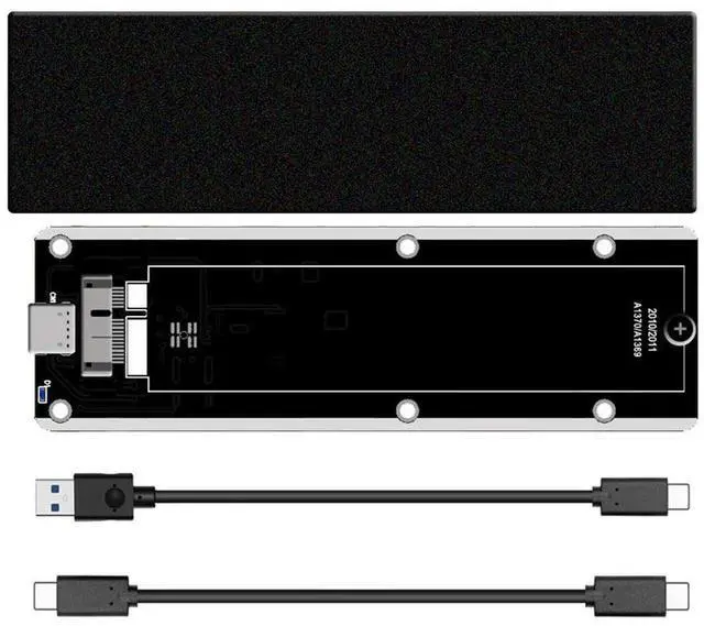 Main image of FOR book 2010 2011 Air SSD A1369 A1370 Portable Case USB3.2 GEN2 to 12+6Pin M.2 SATA SSD Enclosure 6G M2 SSD Mobile Box