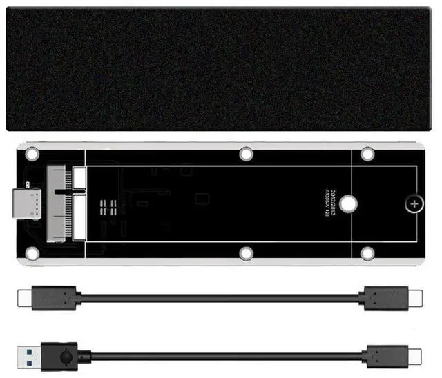 Main image of FOR book 2012 Air A1425 A1398 A1465 A1466 SSD Case Ultra-thin Aluminum Alloy USB3.2 GEN2 6Gbps M.2 SATA SSD Box SSD Enclosure