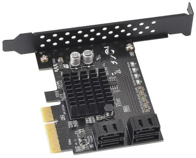Main image of FOR 88SE9230 Chip SATA/PCIE Raid Controller SATA PCIE SATA Raid Card PCI-E SATA Raid PCI Express 4X with Low Profile Bracket