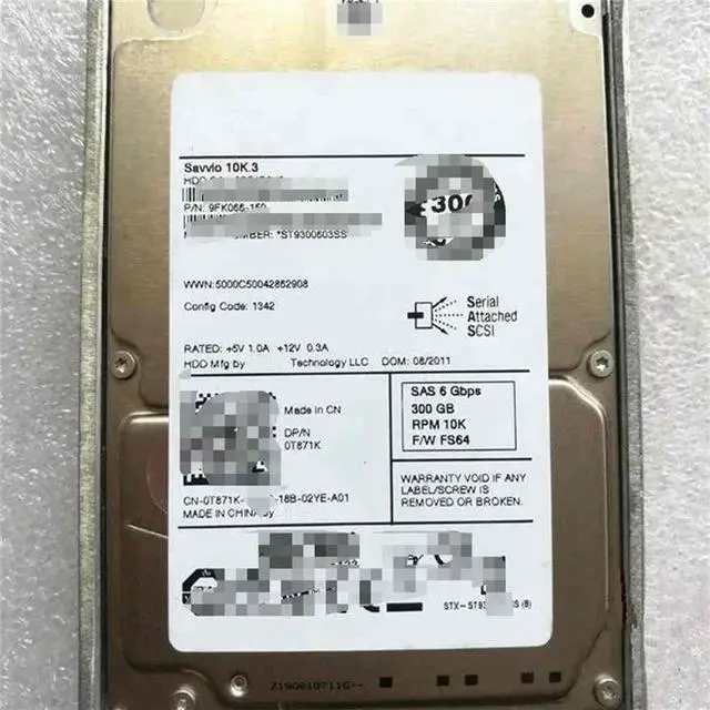 Main image of FOR 300G 10K SAS 2.5 0T871K ST9300603SSS T871K hard drive HDD