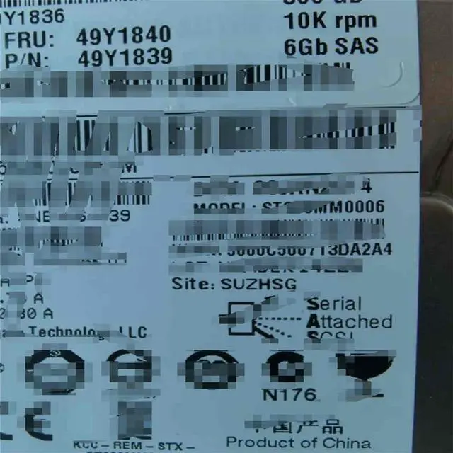 Main image of FOR 49Y1836 49Y1840 5210 300GB 10K SAS 2.5 6GB sas DS3524 Hard Drive HDD