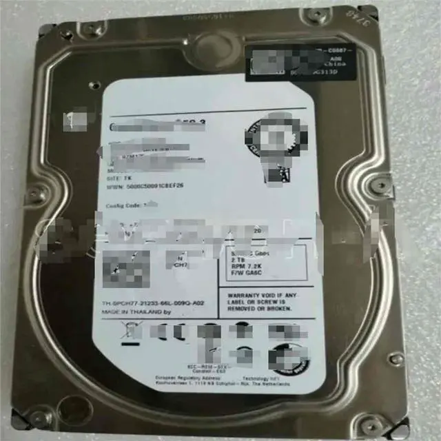 Main image of FOR PCH77 0PCH77 055FX5 55FX5 2T 3.5' 7.2K SATA ST2000NM0033 servers hard drive hdd