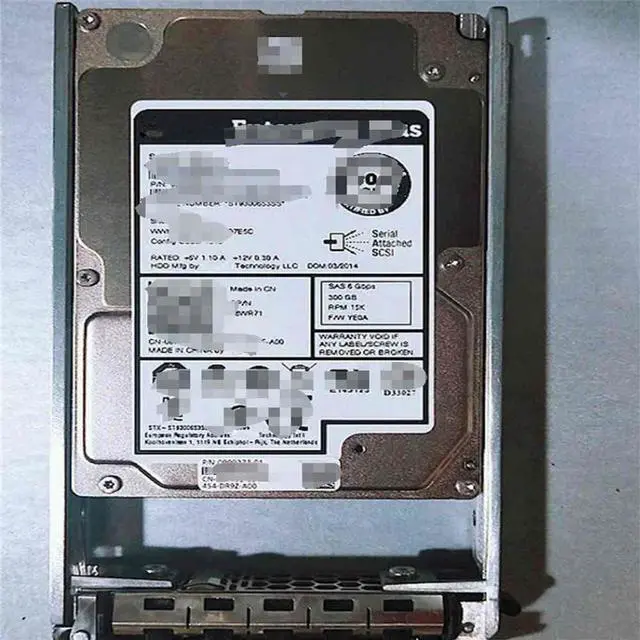 Main image of FOR 08wr71 300 gb 15000 rpm 64 mb cache sas 6 gbs 2.5 Hard Disk HDD