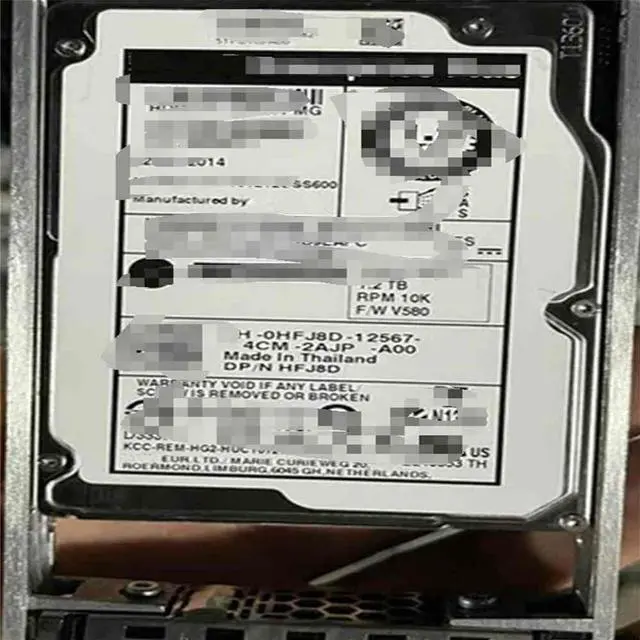 Main image of FOR 0HFJ8D HFJ8D 1.2T 2.5 SAS SCV2020 SC4020 hard drive HDD