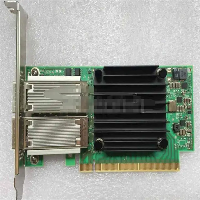 Alt view image 2 of 2 - FOR MCX456A-ECAT Dual-Port -4 VPI 100GbE QSFP28 PCIe NIC MCX456A