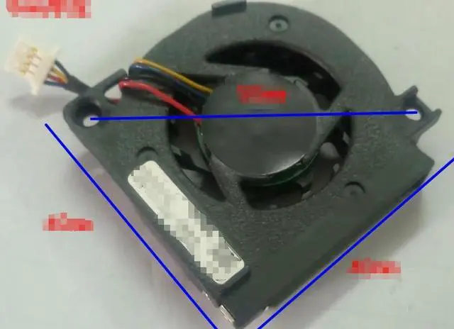 Alt view image 2 of 2 - FOR 2pcs CPU Fan FOR E4200 C587D COOLING DFS300805M10T F736 C587D 0C587D g40x05ds1zd 52t131 dc280005fnl