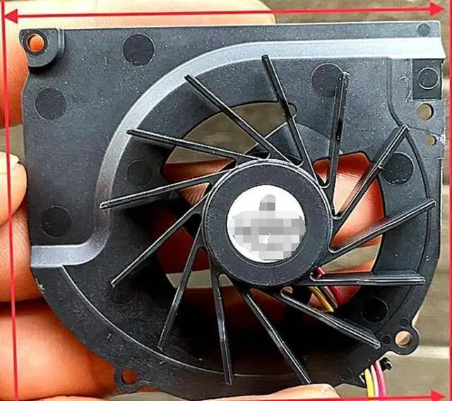 Alt view image 2 of 2 - FOR Laptop Cooling Fan CPU Cooler For VGN-C100 VGN C100 C290 C190G C210E C220E C21GH/W C2Z PCG-6P1M - UDQF2PR53CF0