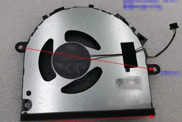 Alt view image 2 of 2 - FOR Laptop CPU Fan For V15 G4 AMN 82YU 5F10S14075 5F10S14076 DC 5V DC28000K6V0 BAPD0906R5HY006