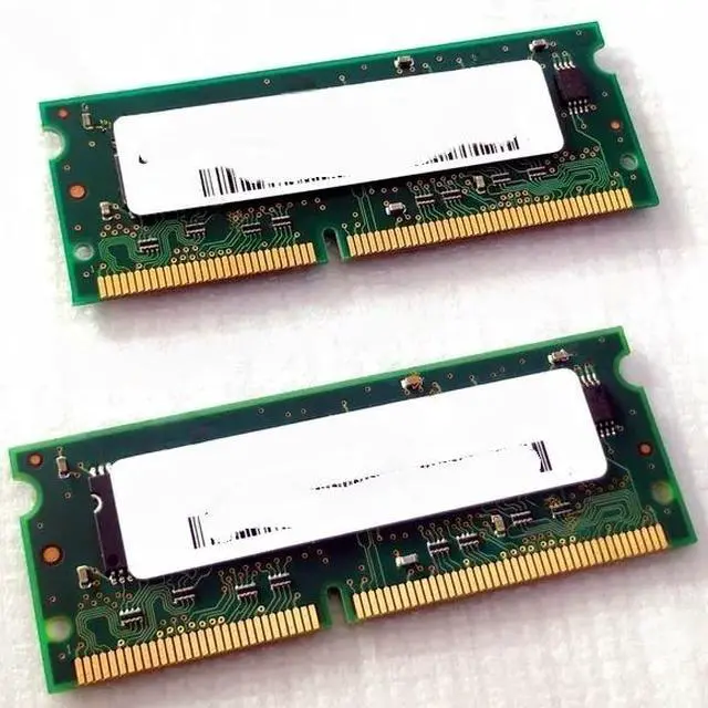 Alt view image 2 of 2 - FOR MT4LSDT1664LHG-133C1 and other models 128SD PC133 4-chip notebook memory