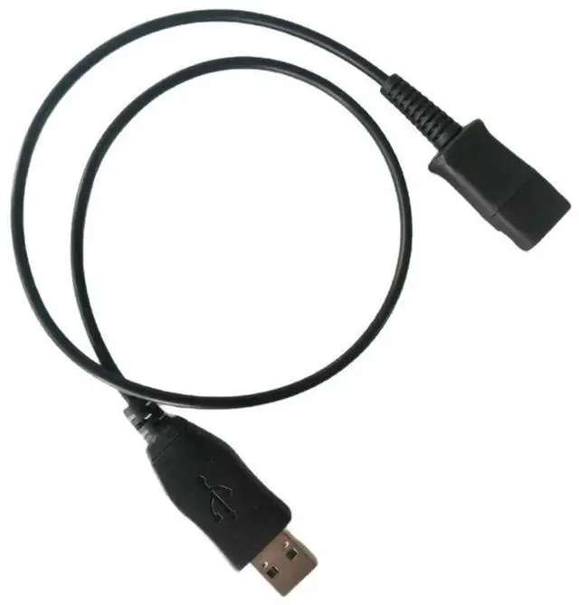 Main image of Plugs and Play USB Interfaces Cable Quick Disconnect Headsets Connecting to PC Laptop Softphone 47.24inch/120cm