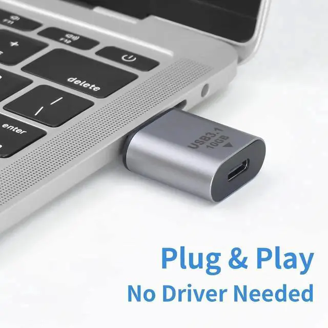 Alt view image 3 of 7 - JAENFONG USB C Female to USB Male Adapter 10Gbps, 3.1 Gen 2, USB A to C Adapter OTG Converter Support Bi-Directionalfor iPhone, MacBook,PC, Laptop, Charger, Power (1Pack)